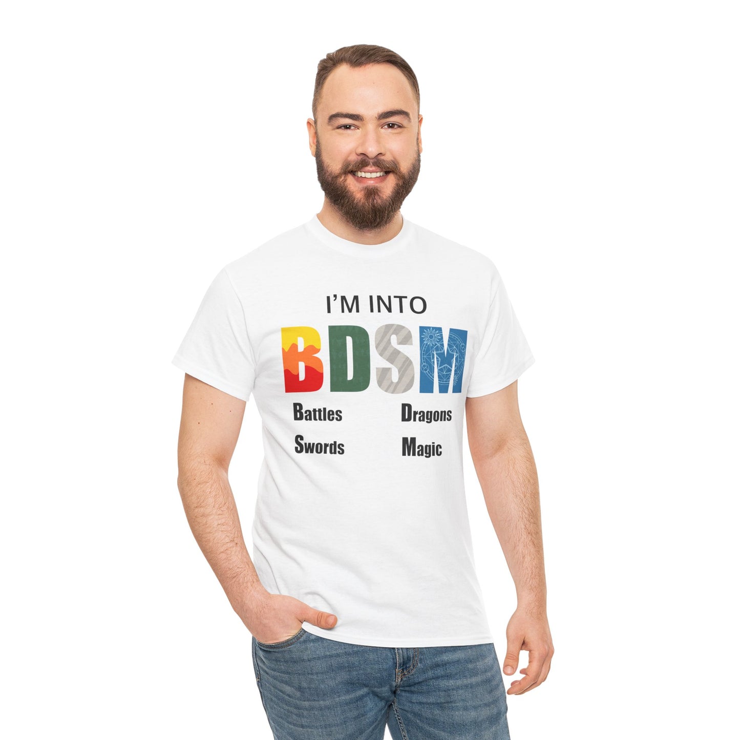 Unisex Heavy Cotton Shirt - Dungeons & Dragons