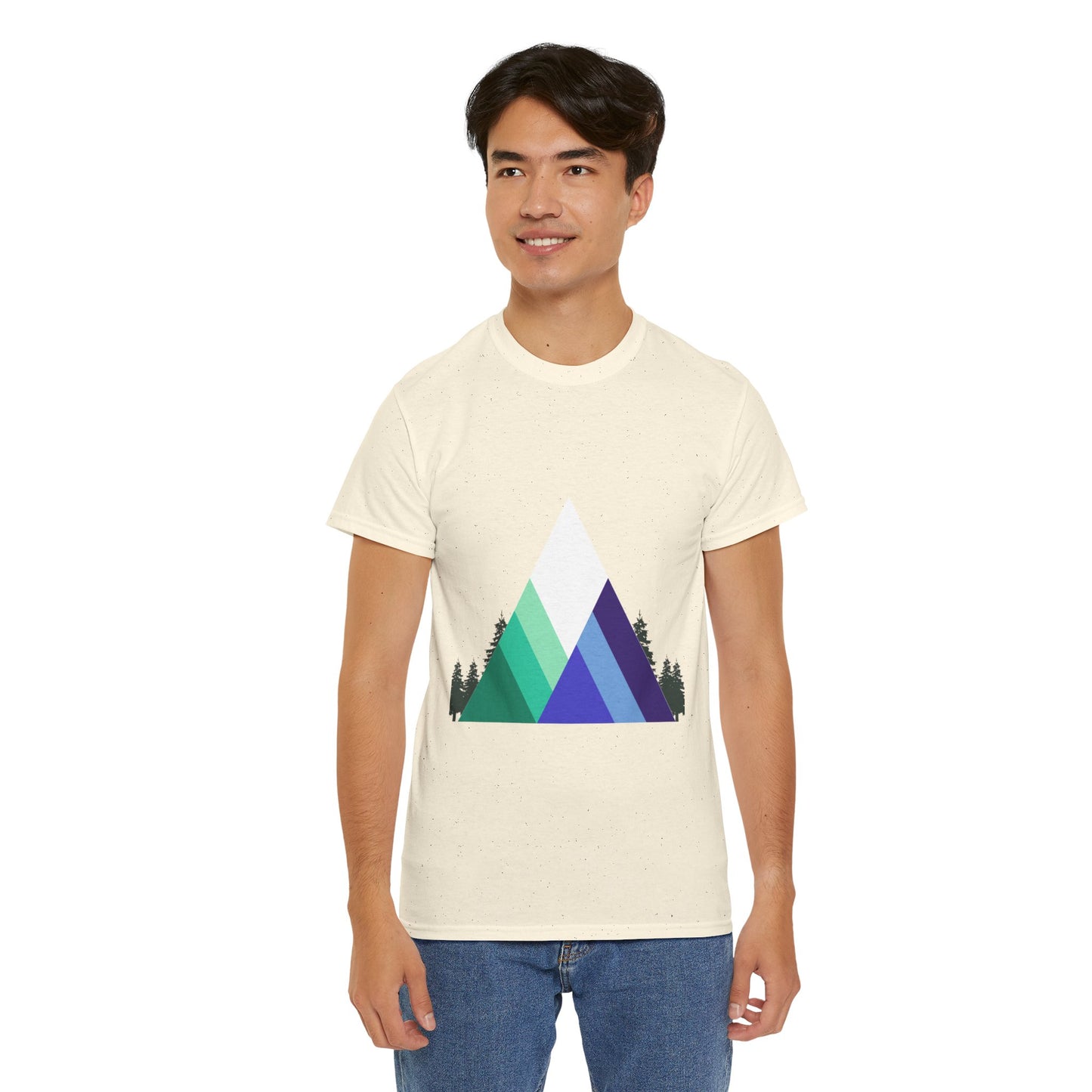 Camisa unisex de algodón grueso - Montañas