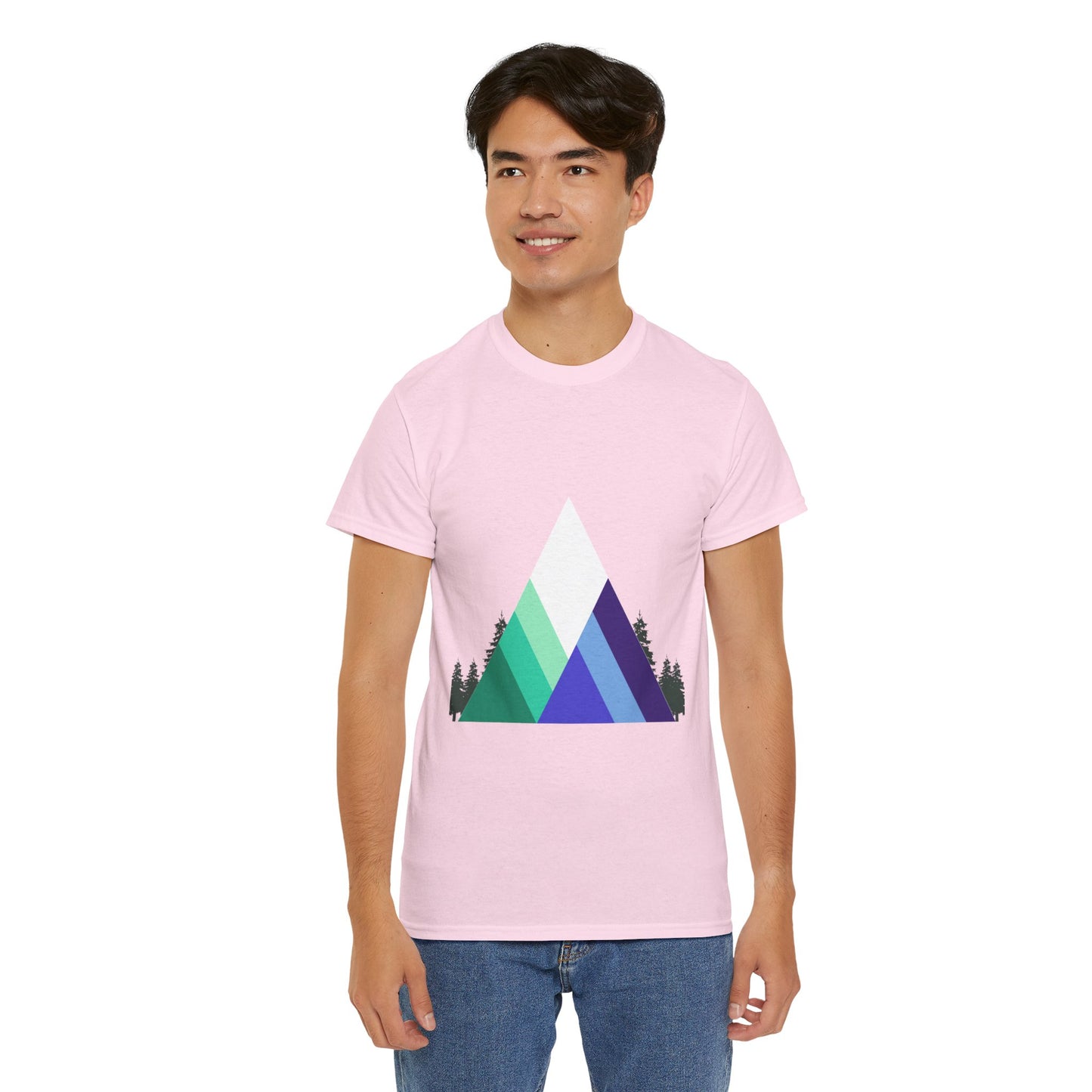 Camisa unisex de algodón grueso - Montañas