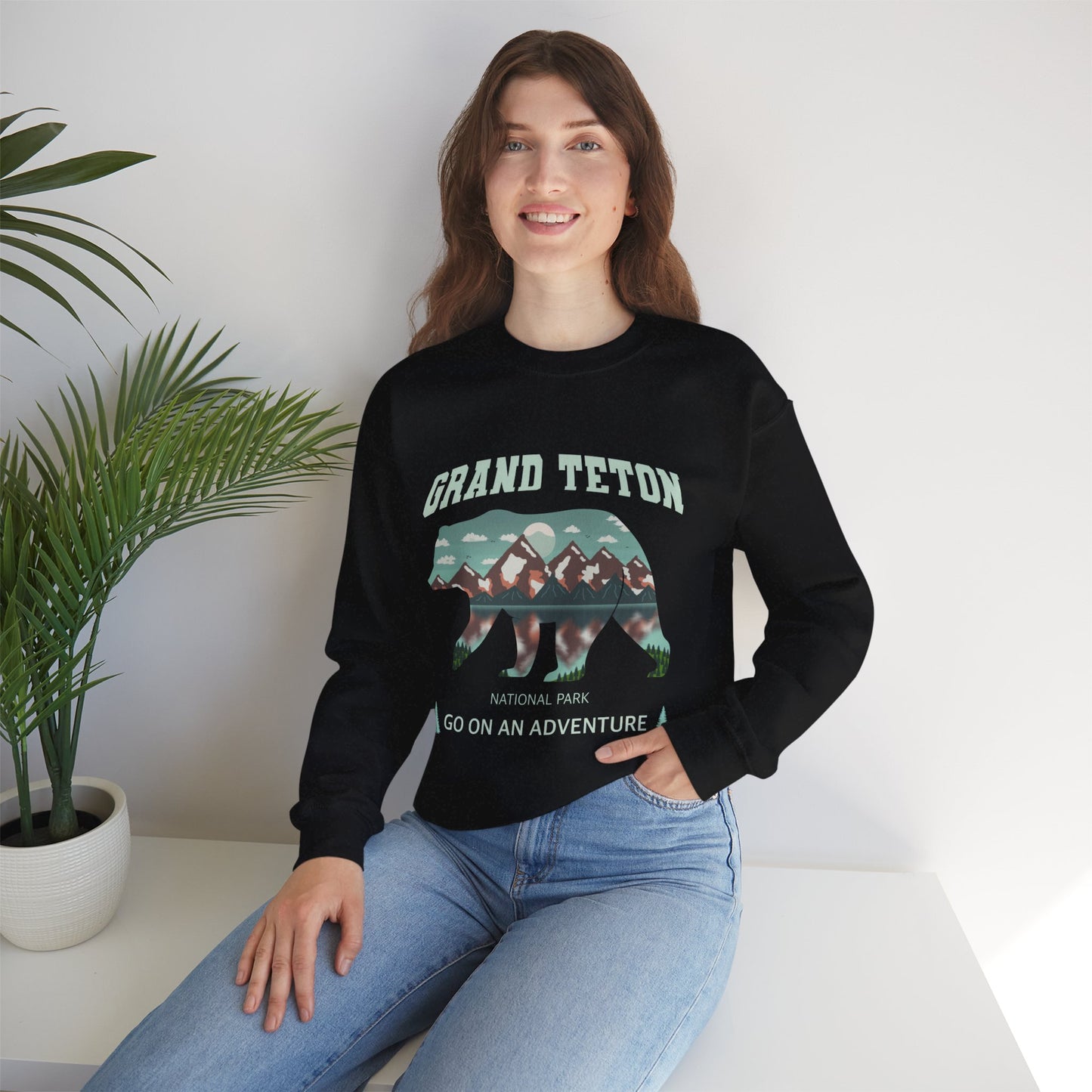 Grand Teton National Park - Crew Sweatshirt